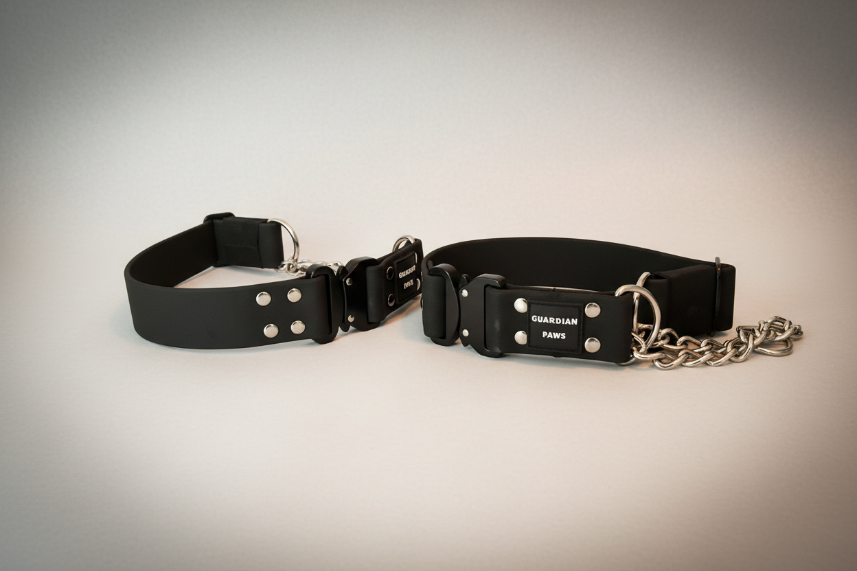 Guardian Paws Stormproof PVC Martingale Dog Collar | Waterproof Training Collar for Large Breeds (Limited Run)